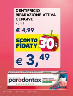 Esselunga Dentifricio riparazione attiva gengive parodontax offerta