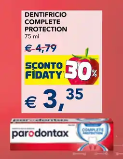 Esselunga Dentifricio Complete Protection Parodontax offerta