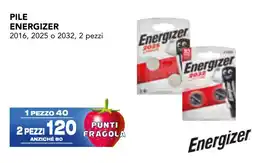 Esselunga Pile Energizer offerta
