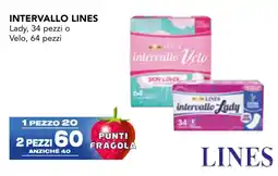 Esselunga Intervallo Lines Velo offerta