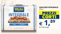 Esselunga Wasa cracker integrale offerta