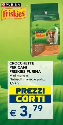 Esselunga Crocchette per cani Friskies Purina offerta