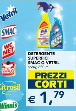 Esselunga Detergente superfici Smac o Vetril offerta
