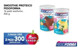 Esselunga Smoothie proteico Pesoforma offerta