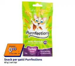 Action Snack per gatti Purrfections offerta
