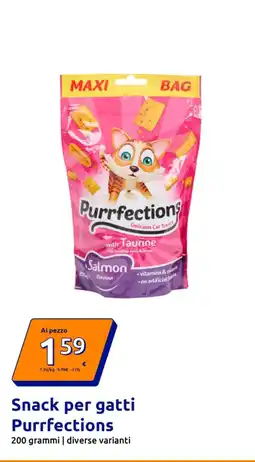 Action Snack per gatti Purrfections offerta
