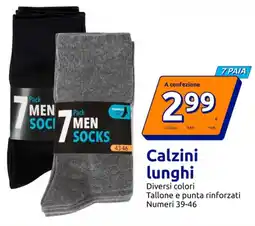 Action 7 Pack Men Socks offerta