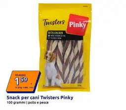 Action Snack per cani Twisters Pinky offerta