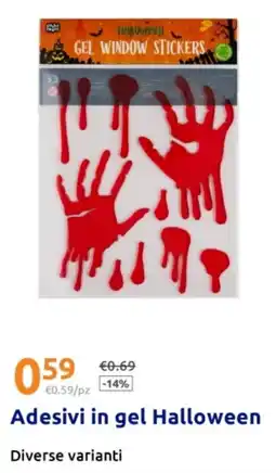 Action Adesivi in gel Halloween offerta