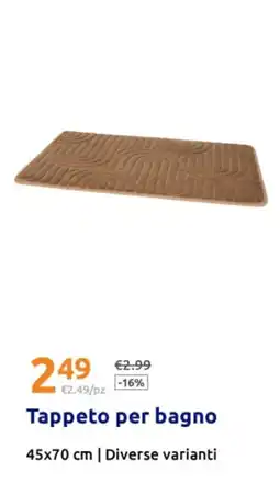 Action Tappeto per bagno offerta