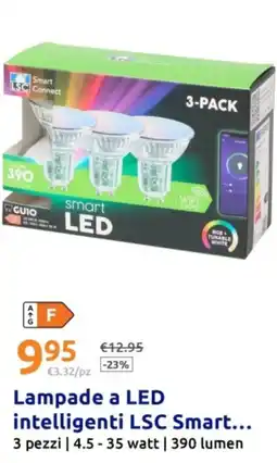 Action Lampade a LED intelligenti LSC Smart offerta