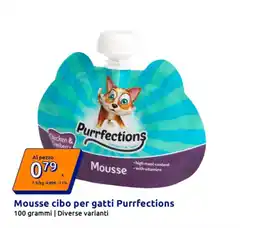 Action Mousse cibo per gatti Purrfections offerta