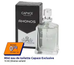 Action Mini eau de toilette Capace Exclusive offerta