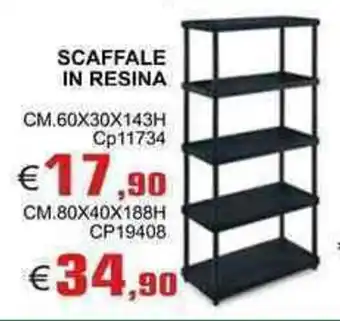 Brickea Scaffale in Resina Cm. 80x40x188h offerta