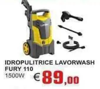 Brickea Idropulitrice Lavorwash Fury 110 offerta