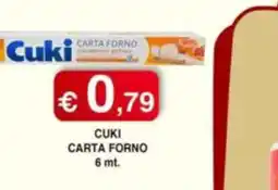 Orsini Market Cuki carta forno offerta