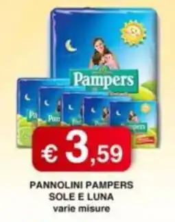 Orsini Market Pannolini Pampers Sole e Luna offerta