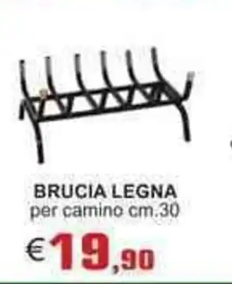 Brickea Brucia Legna 30cm. offerta