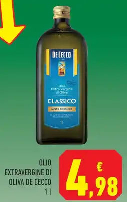 Conad Superstore Olio extravergine di oliva De Cecco Classico offerta