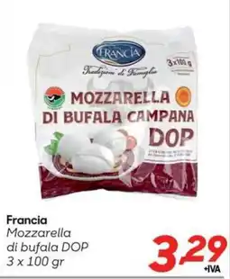 Pac Cash&Carry Francia Mozzarella di bufala DOP offerta