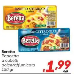 Pac Cash&Carry Beretta Pancetta a cubetti dolce/affumicata offerta