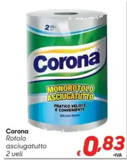 Pac Cash&Carry Corona Rotolo asciugatutto offerta