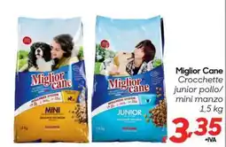 Pac Cash&Carry Miglior Cane Crocchette junior pollo/mini manzo offerta