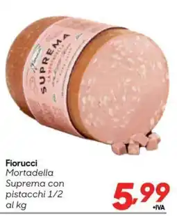 Pac Cash&Carry Fiorucci Mortadella Suprema con pistacchi 1/2 offerta