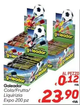 Pac Cash&Carry Goleador Cola/Frutta/Liquirizia offerta