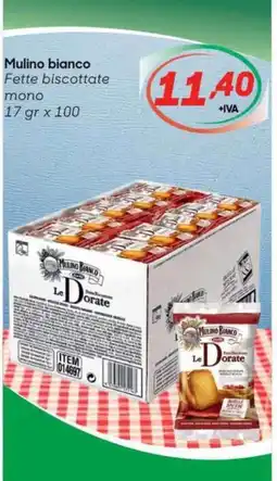 Pac Cash&Carry Mulino bianco Fette biscottate mono offerta