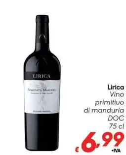 Pac Cash&Carry Lirica Vino primitivo di manduria offerta