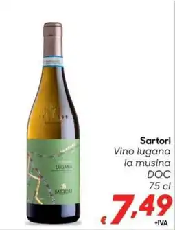 Pac Cash&Carry Sartori Vino lugana la musina DOC offerta