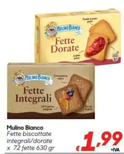Pac Cash&Carry Mulino Bianco Fette biscottate integrali/dorate offerta