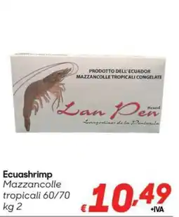 Pac Cash&Carry Ecuashrimp Mazzancolle tropicali offerta