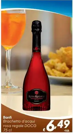 Pac Cash&Carry Banfi Brachetto d'acqui rosa regale DOCG offerta