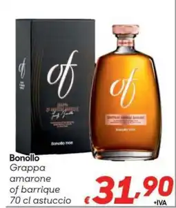 Pac Cash&Carry Bonollo Grappa amarone of barrique offerta