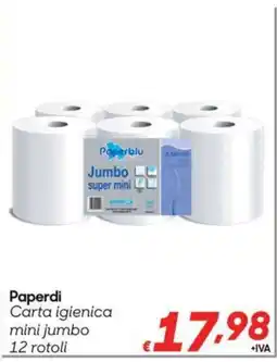 Pac Cash&Carry Paperdi carta igienica mini jumbo offerta