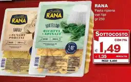 Boningros Cash and Carry Rana Pasta ripiena vari tipi offerta