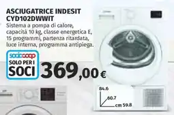 Ipercoop Asciugatrice Indesit offerta