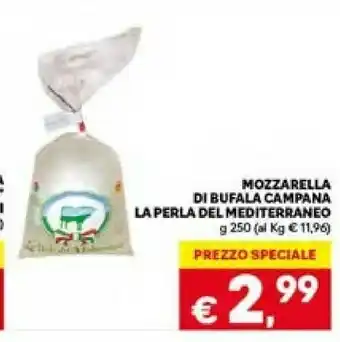 Metà Mozzarella di bufala offerta