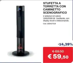 Eurobrico Stufetta a torretta con caminetto scenografico offerta