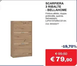 Eurobrico Scarpiera 3 ribalte - BellaHome offerta