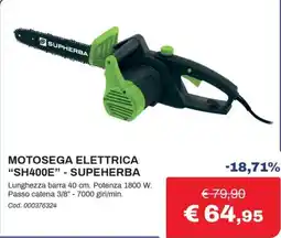 Eurobrico Motosega elettrica SH400E - Supeherba offerta