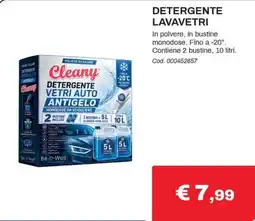 Eurobrico Cleany Detergente Vetri Auto Antigelo offerta