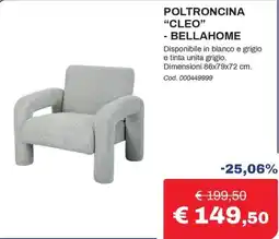 Eurobrico Poltroncina "Cleo" - BellaHome offerta