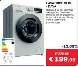 Eurobrico Lavatrice slim - Daya offerta
