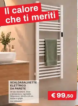 Eurobrico Scaldasalviette elettrico da parete offerta