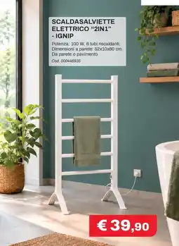 Eurobrico Scaldasalviette elettrico 2in1 - Ignip offerta