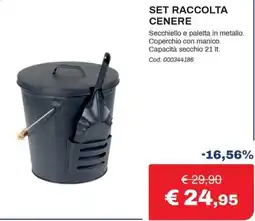 Eurobrico Set raccolta cenere offerta