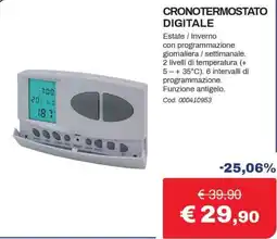 Eurobrico Cronotermostato digitale offerta